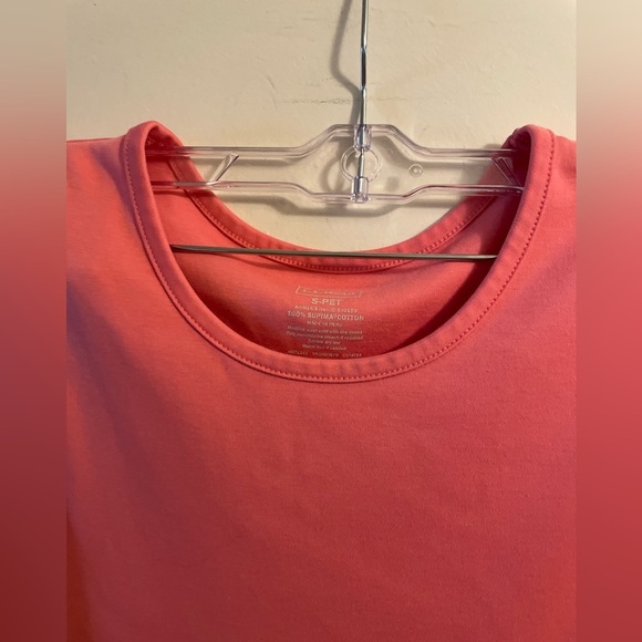 BUNDLE- L.L. Bean 100% Supima Cotton Tank Tops- Pink & Purple Size Small Petite - Picture 2 of 13